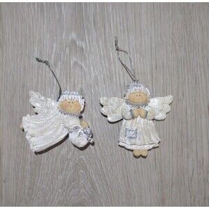 2 Angel Ornaments
